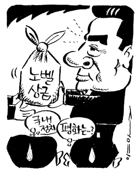 DJ 노벨평화상 상금 어떻게 쓸까