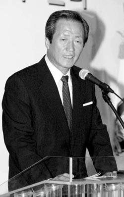 안개 속 독자행보 정몽준의 3대 속앓이