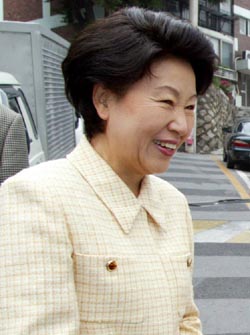 [노무현] 후보 부인을 돕는 사람들