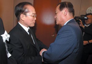 최병렬 대표 이회창 귀국 껄끄러운 사연