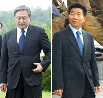 노무현-정대철 결별 카운트 다운