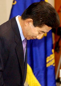 재신임 정국 노무현 악몽 시나리오