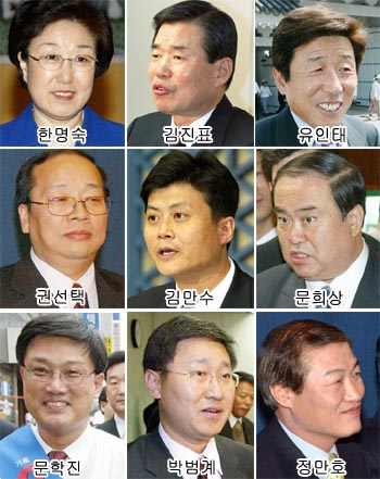 과연 통할까 징발인사들 총선경쟁력 해부