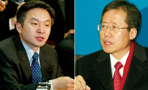 원희룡 VS 홍준표 한나라 신라이벌 구도 안팎