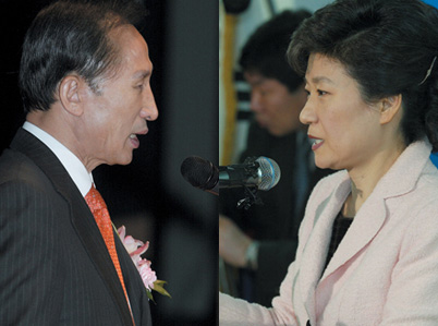 이명박 VS 박근혜 강연전쟁 막후