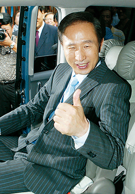 이명박 승리 5가지 원동력