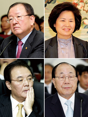 사고 친 4인방 때문에… 한나라당의 고민 내막