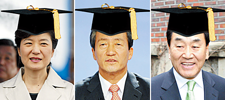 잠룡들과 ‘명박 학위’의 추억