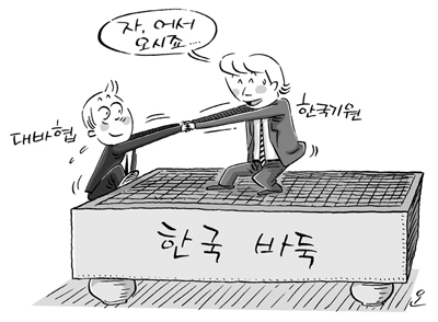 한국기원-대한바둑협회 통합작업 시동