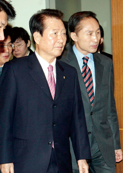 김대중과 이명박의 인연