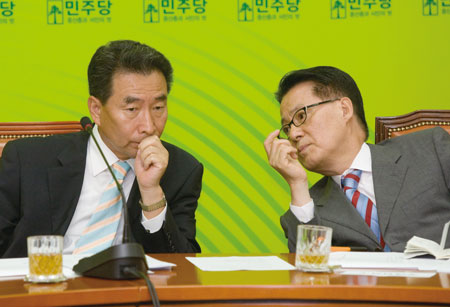 이강래 VS 박지원 사사건건 충돌
