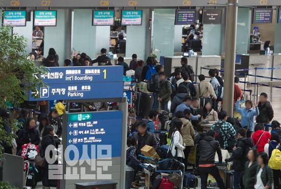 설연휴 인천국제공항 풍경