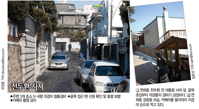 현장르포 전직 대통령 경호동 운영 실태