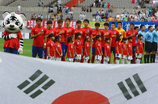 올림픽 축구대표팀과  뉴질랜드 평가전