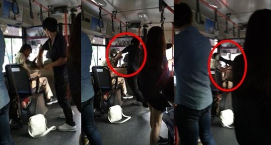 '버스 패륜남' 노인 무차별 폭행…뿔난 네티즌 '여론 맛 좀 볼래?'