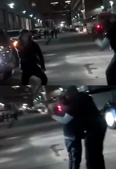 '빅뱅 춤꾼' 태양, 흑인팬과 길거리서 더기댄스 배틀