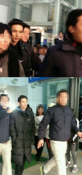 원빈 지하철 출몰…패딩에 가려도 트윙클한 조각미모