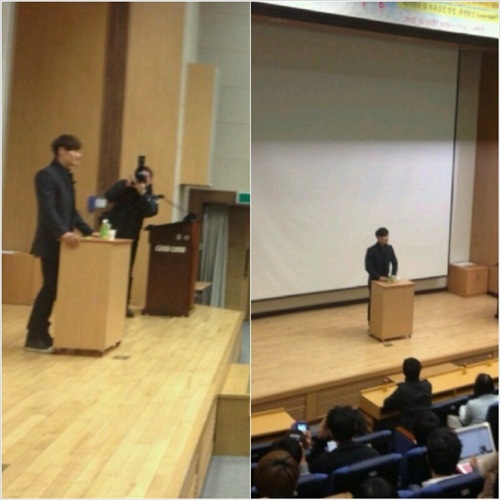 "역시 능력자" 김종국 카이스트 강연 모습 포착