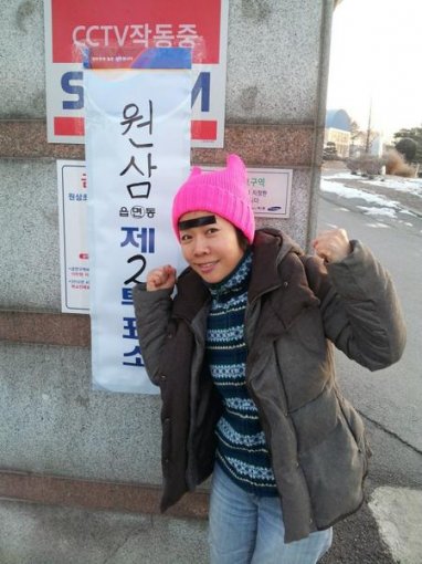 '순악질 여사' 김미화 투표 인증샷 공개..."에브리바디 투표"