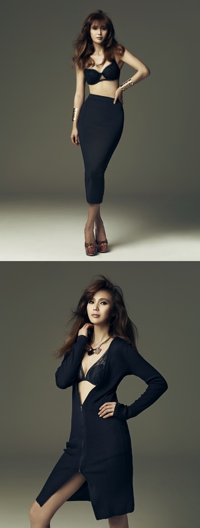 안혜경 파격화보, 상의는 벗고 섹시미 걸치고