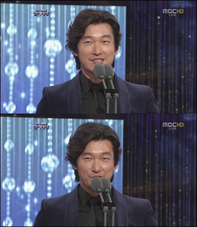 "드라마 잘 못하겠다~" 조승우 수상소감, 뼈 있는 일침 화제