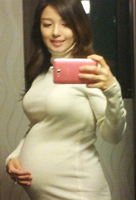 "임산부 맞아?" 차다혜 만삭 사진 화제