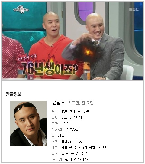 '빡빡이' 윤성호, 고무줄 나이 들통 "81년생 아닌 76년생…어려보이고 싶었다"
