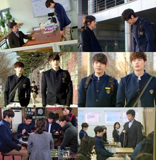 "알고보면 바른 생활 사나이", '학교' 김우빈 모범생 3종세트 사진 화제