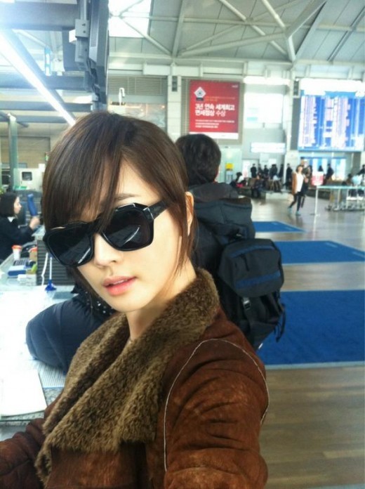 이다해 공항 셀카 '시크한 비밀요원의 정석'