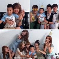 '먹방 귀요미' 윤후 6살 인증샷…달샤벳에 둘러싸여 '방긋'
