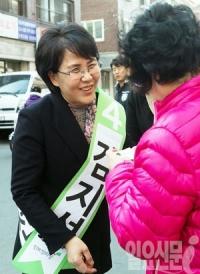 '노원병 출마' 김지선 후보 "야권 단일화 가능성 열려 있다"