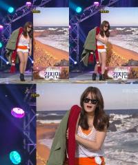 미녀 개그우면 김지민, 패션쇼서 4월의 신부 '변신'