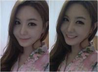 강예빈 잠옷 셀카 '그런데 얼굴은 풀메이크업'