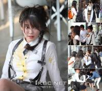아이유, 정체 모를 여고생들에게 달걀 세례...청담동에선 무슨일이?