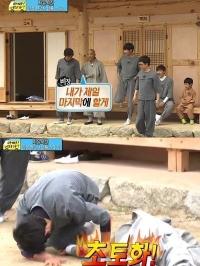'아빠 어디가' 스님 몸개그(?) 초토화 "웃으면 안되는데"