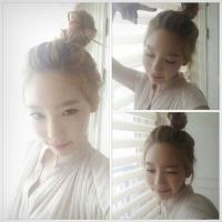 태연 똥머리, 블라우스 풀고 섹시+청순+귀여움 발산!