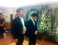 남희석 조문, 팔에 깁스 한 채로 고 성재기 빈소 방문 '침울한 표정'