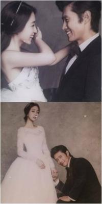 이병헌·이민정 부부, 영화의 한장면 같은 미공개 웨딩 화보 공개