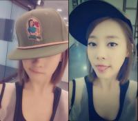 레인보우 고우리 모자셀카, 시크-애교 "훗 메롱~!"