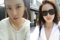 홍은희 일상셀카 "얼짱 각도일 뿐인데…애 엄마 맞아?"