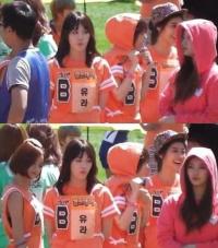 유라 해명, "수지 노려봤다고? 자리 각도 때문에 오해한 것"