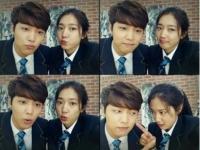 '상속자들' 강민혁 박신혜 교복셀카 "크리스탈 질투 폭발하겠네"