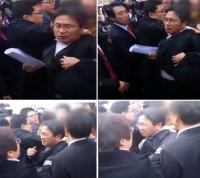 강기정 CCTV 포착 청와대 경호팀과 유혈폭력 사태 진실게임 새 국면