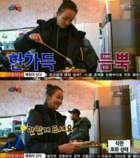 '예체능' 모델 이혜정, 식사량 깜짝…"식판에 이걸 다 먹어?"
