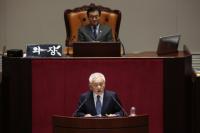 김한길, 교섭단체 대표 연설