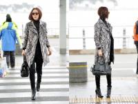 뉴욕가는 최지우, '히메(공주)'의 공항 패션 위엄