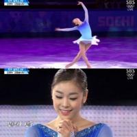 김연아 갈라쇼 피날레 장식...세계 평화 메시지 담은 환상적인 '굿바이' 무대