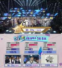 에이핑크 'Mr.Chu' 인기가요 1위