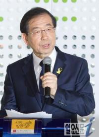 박원순 캠프, 열악한 건물에 설치했던 비가림 천막 전등 '철수'