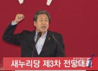 고함치며 정견발표하는 김무성 후보